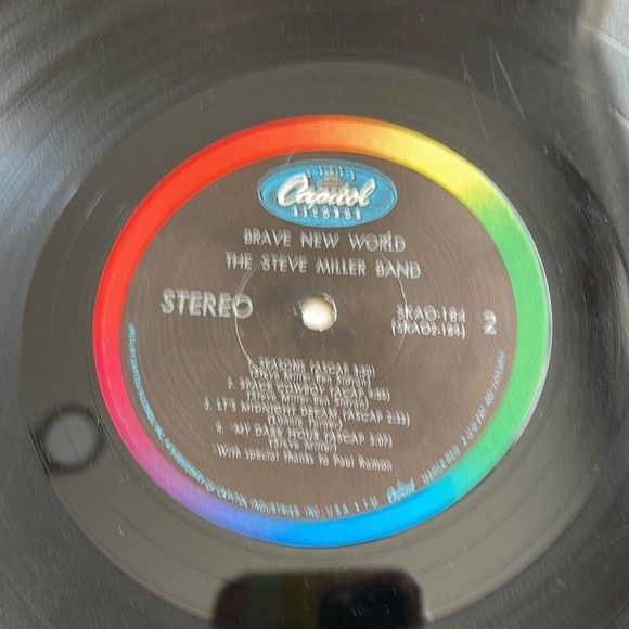 - The Steve miller band brave new world record - Picture 6 of 8